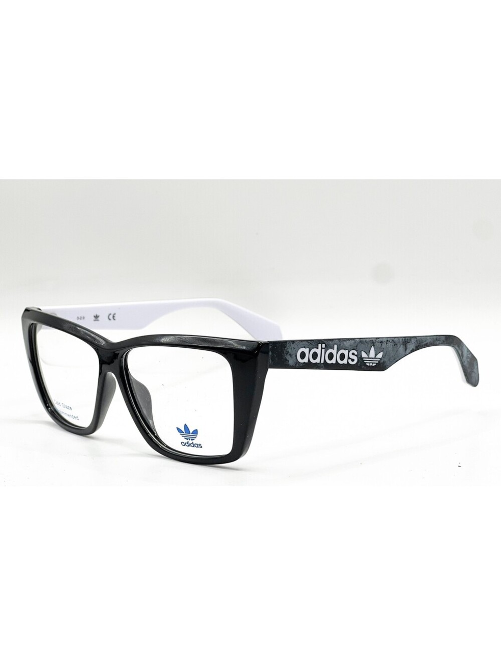 Adidas Or5009 001 Glossy Black Authentic Eyeglasses 57-12-140